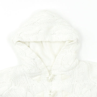 Preworn Baby White   Jacket Coat Size 12 Months