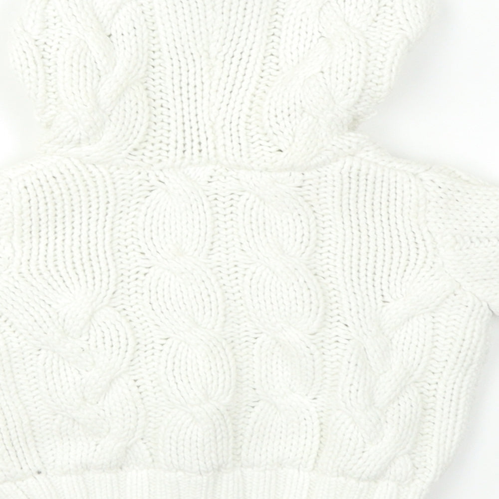 Preworn Baby White   Jacket Coat Size 12 Months