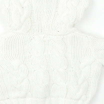 Preworn Baby White   Jacket Coat Size 12 Months