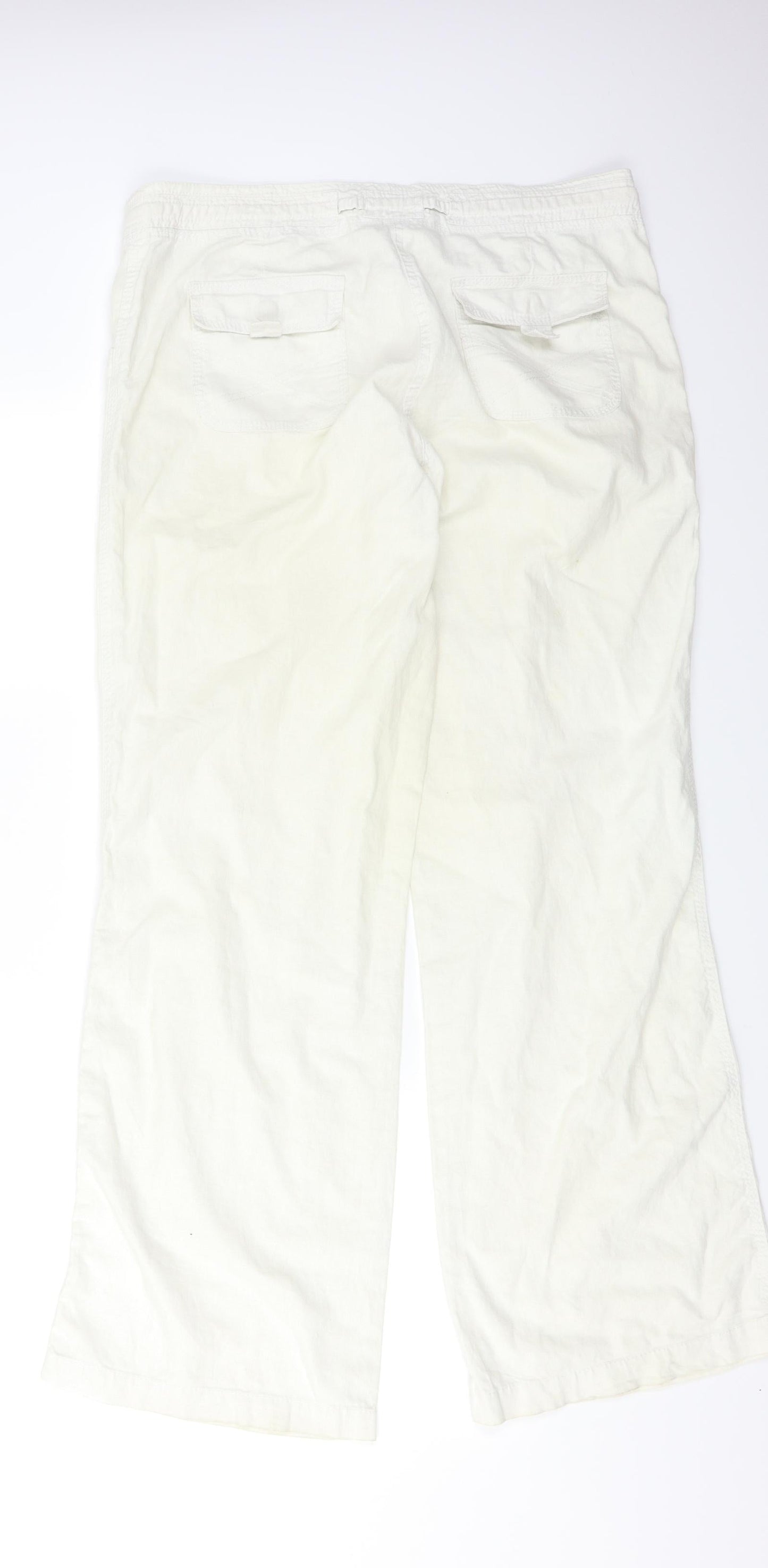 Vintage Casuals Womens Beige   Trousers  Size 14 L31 in