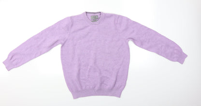 M&S Mens Purple   Pullover Jumper Size S