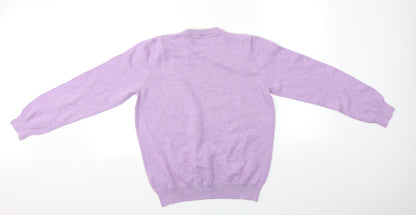 M&S Mens Purple   Pullover Jumper Size S