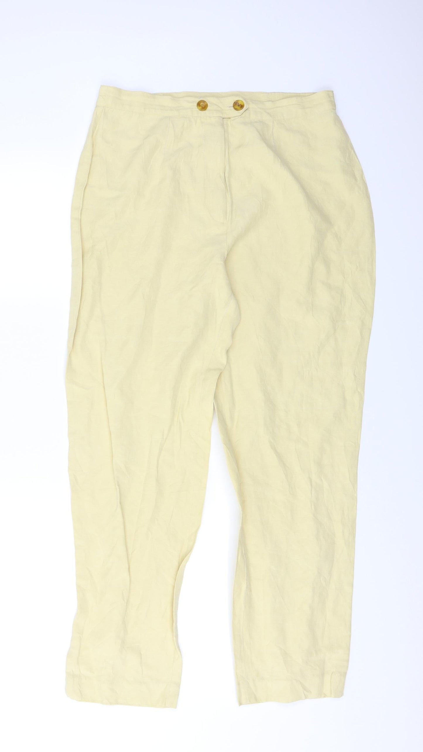 Mara Monza Womens Beige   Trousers  Size 40 L26 in