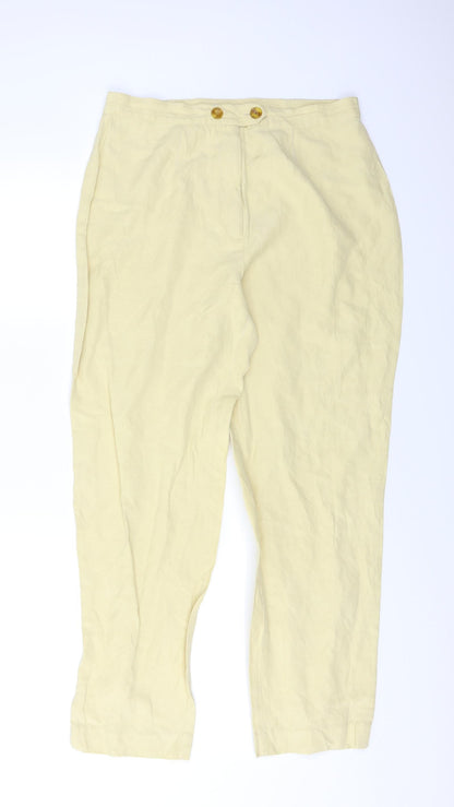 Mara Monza Womens Beige   Trousers  Size 40 L26 in