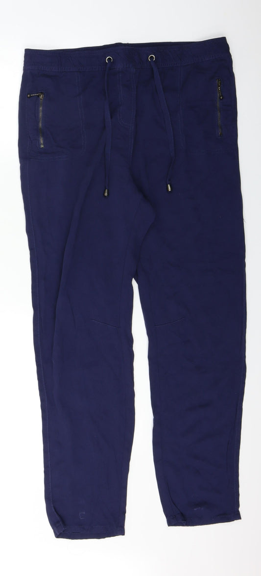 George Womens Blue   Trousers  Size 12 L28 in