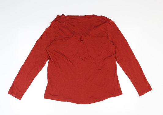 Womens UK Size 14 NEXT Red Basic Blouse