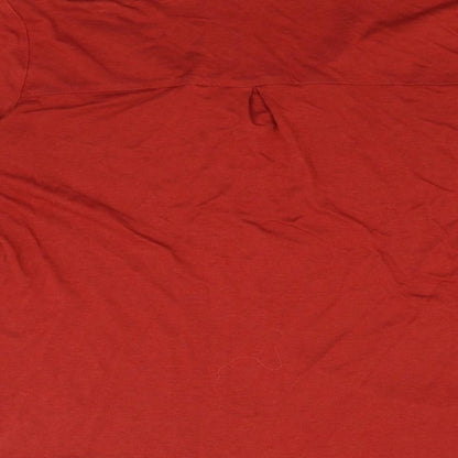 Womens UK Size 14 NEXT Red Basic Blouse