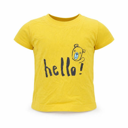 Nutmeg Boys Yellow   Basic T-Shirt Size 6-9 Months  - hello
