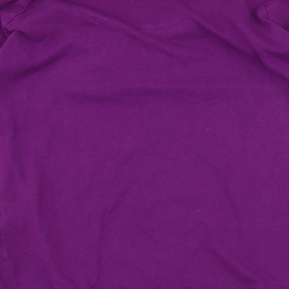 Womens UK Size S Espirit Purple Basic T-Shirt