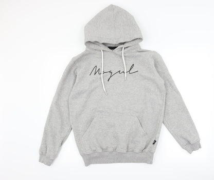 Mogul Mens Grey   Pullover Hoodie Size S