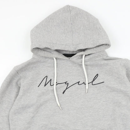 Mogul Mens Grey   Pullover Hoodie Size S