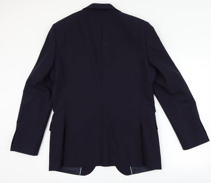 Mens UK Size 40 Preworn Regular Blue Suit Jacket