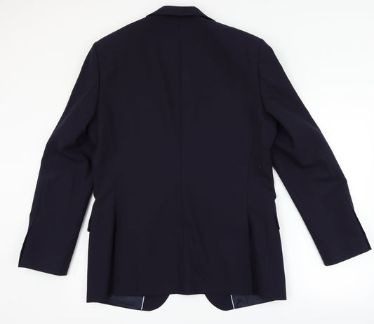 Mens UK Size 40 Preworn Regular Blue Suit Jacket