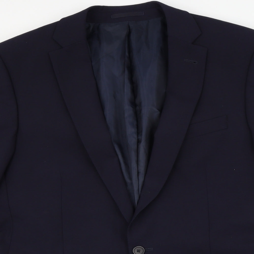 Mens UK Size 40 Preworn Regular Blue Suit Jacket