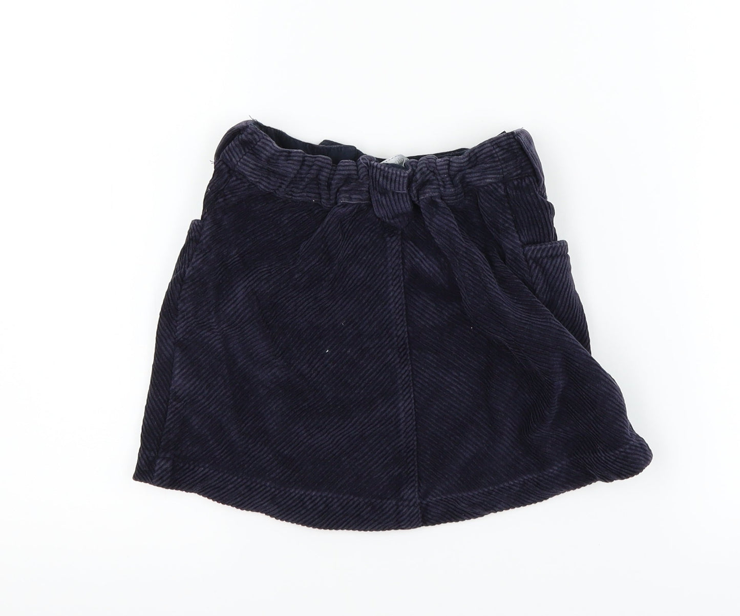 Pumpkin Patch Girls Blue  Corduroy A-Line Skirt Size 7 Years