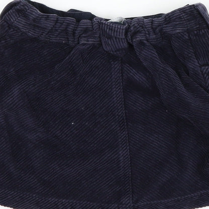 Pumpkin Patch Girls Blue  Corduroy A-Line Skirt Size 7 Years