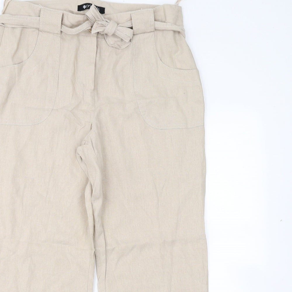 Originals Womens Beige   Trousers  Size 14 L28 in