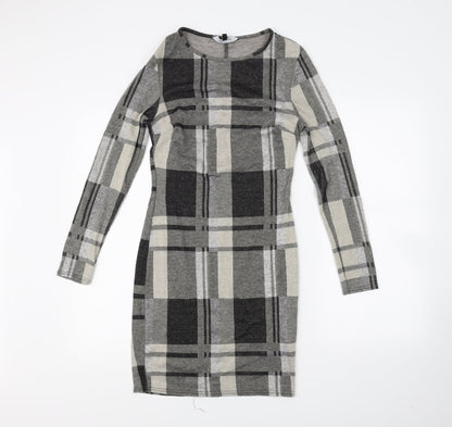 New Look Womens Multicoloured Check  Mini  Size 10