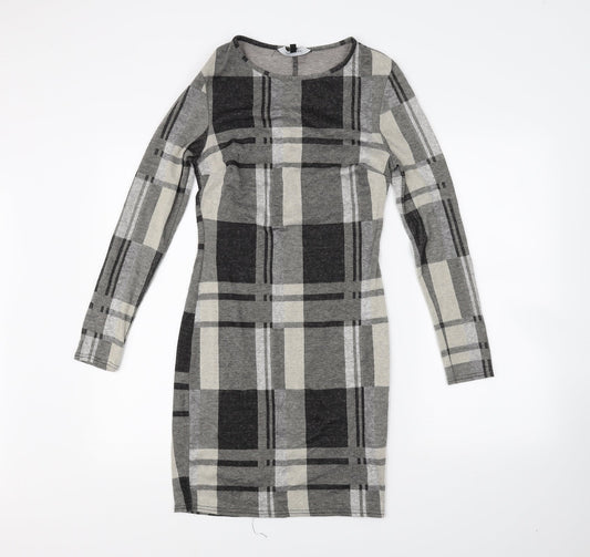 New Look Womens Multicoloured Check  Mini  Size 10