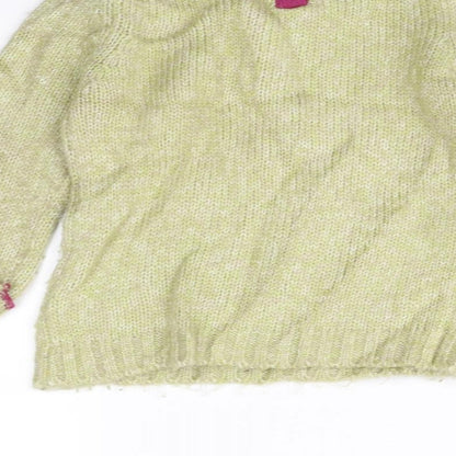 Indigo Girls Green   Pullover Jumper Size 3-4 Years