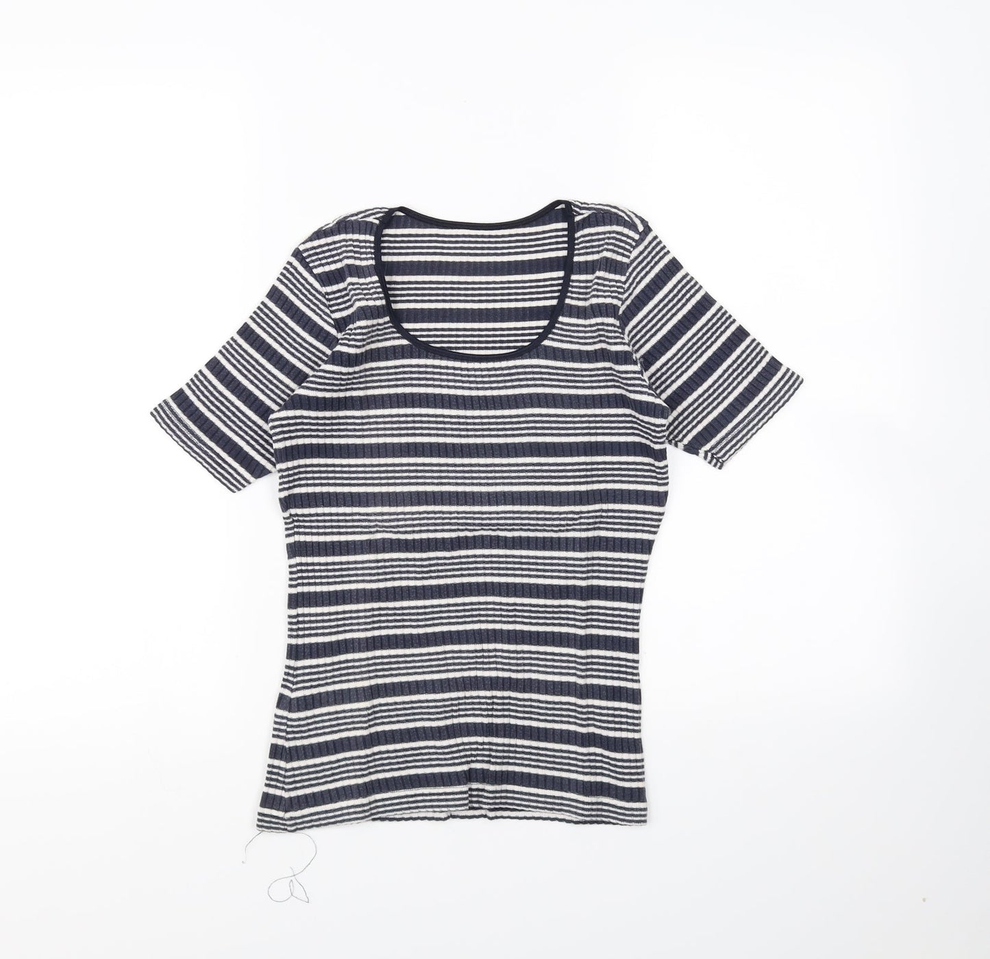 Womens UK Size 12 st michael Blue Basic Blouse