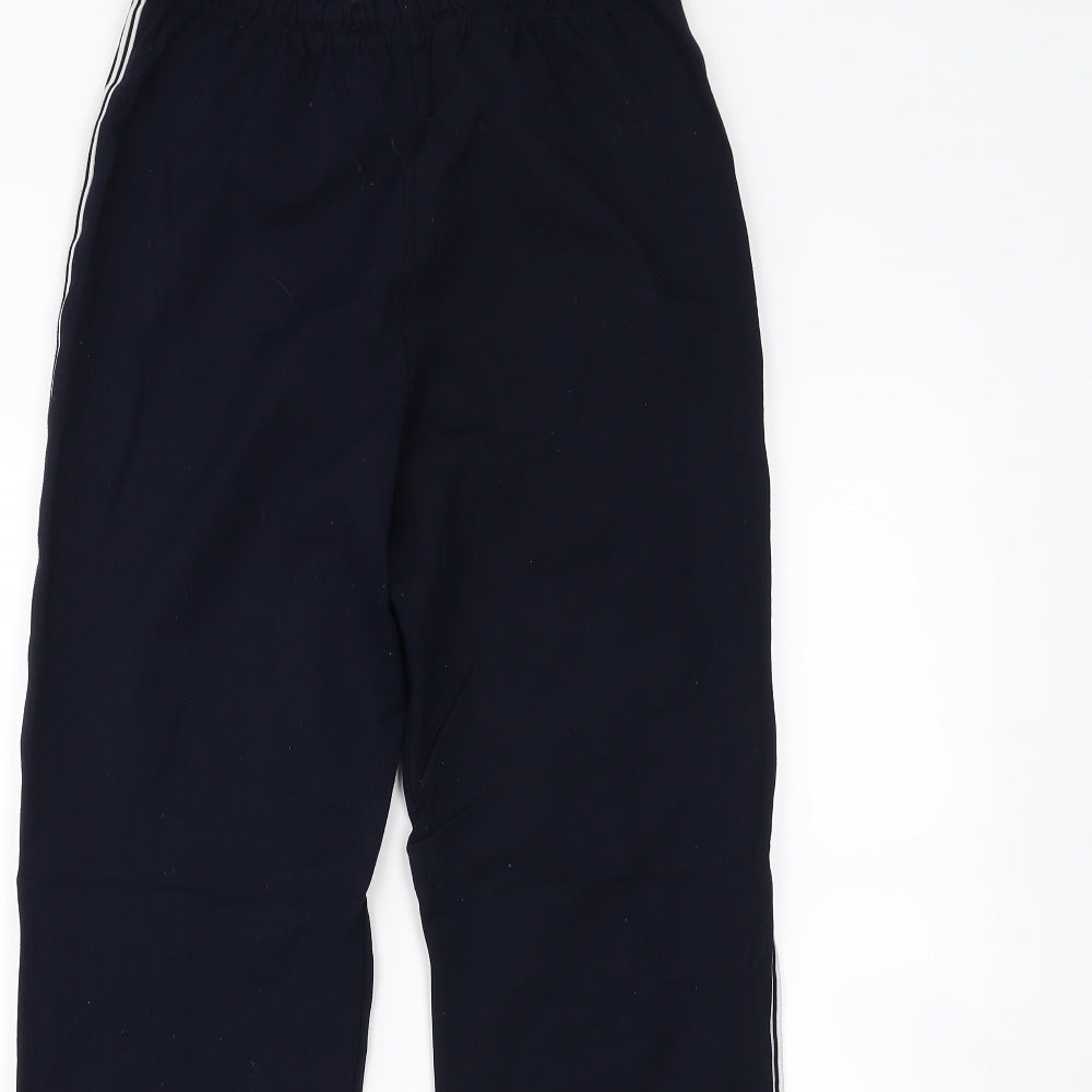 Womens UK Size 12 M&S Regular Fit Sweatpants Blue Trousers