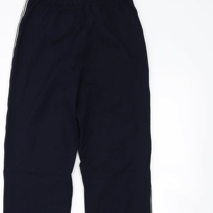 Womens UK Size 12 M&S Regular Fit Sweatpants Blue Trousers