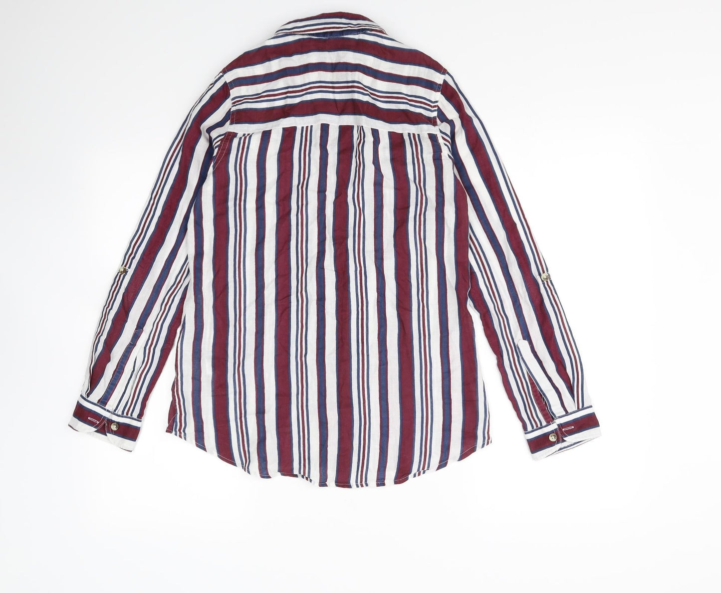 Womens UK Size 6 Preworn Multicoloured Basic Button-Up