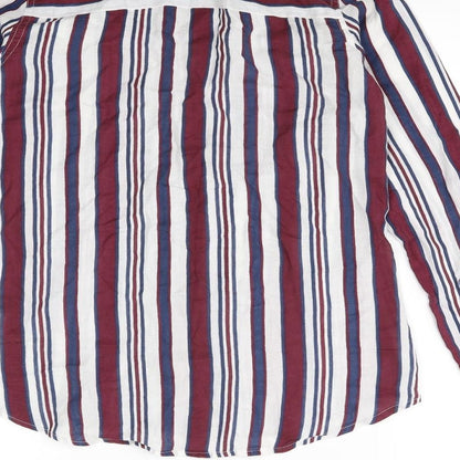 Womens UK Size 6 Preworn Multicoloured Basic Button-Up