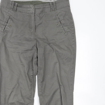 Debenhams Womens Grey   Trousers  Size 12 L29 in