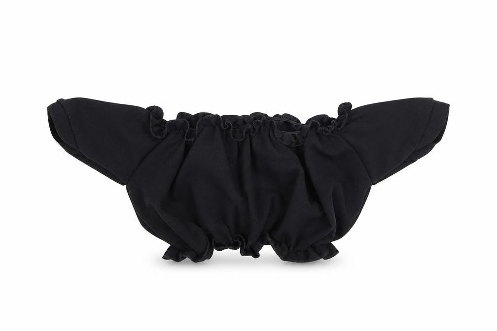 Womens UK Size 10 New Look Black Cropped Blouse