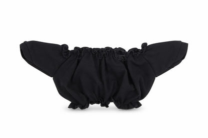 Womens UK Size 10 New Look Black Cropped Blouse