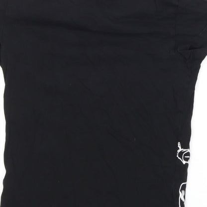 Urban Dept Girls Black   Basic T-Shirt Size 8 Years