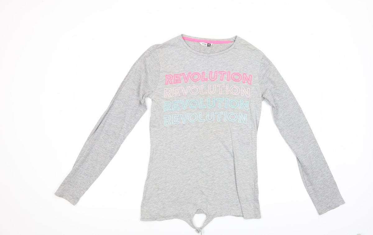 Pep&Co Girls Grey   Basic Casual Size 12-13 Years