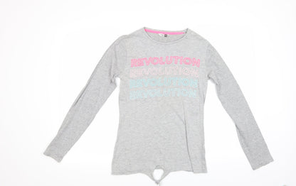Pep&Co Girls Grey   Basic Casual Size 12-13 Years