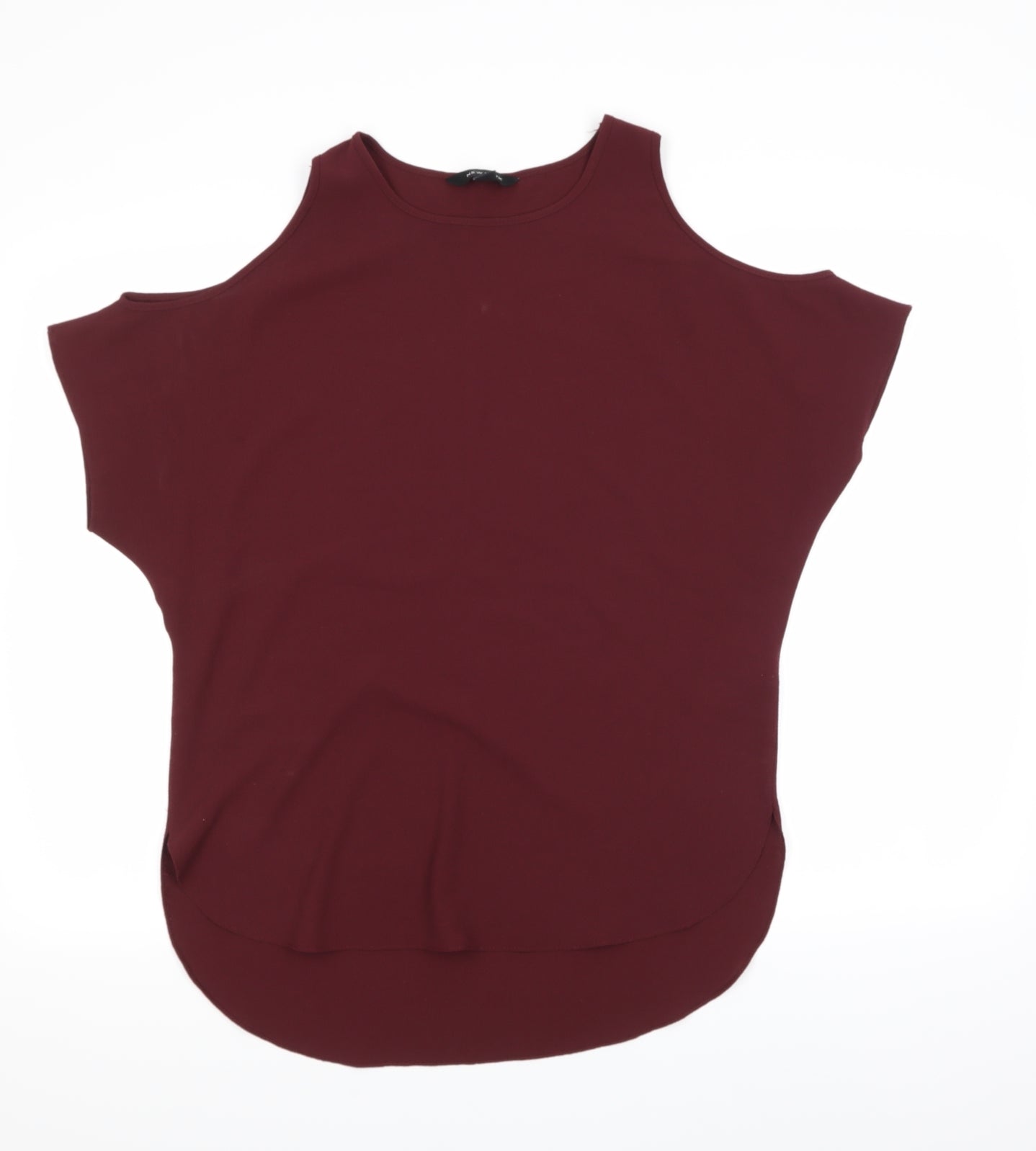 Womens UK Size 8 New Look Red Basic Blouse