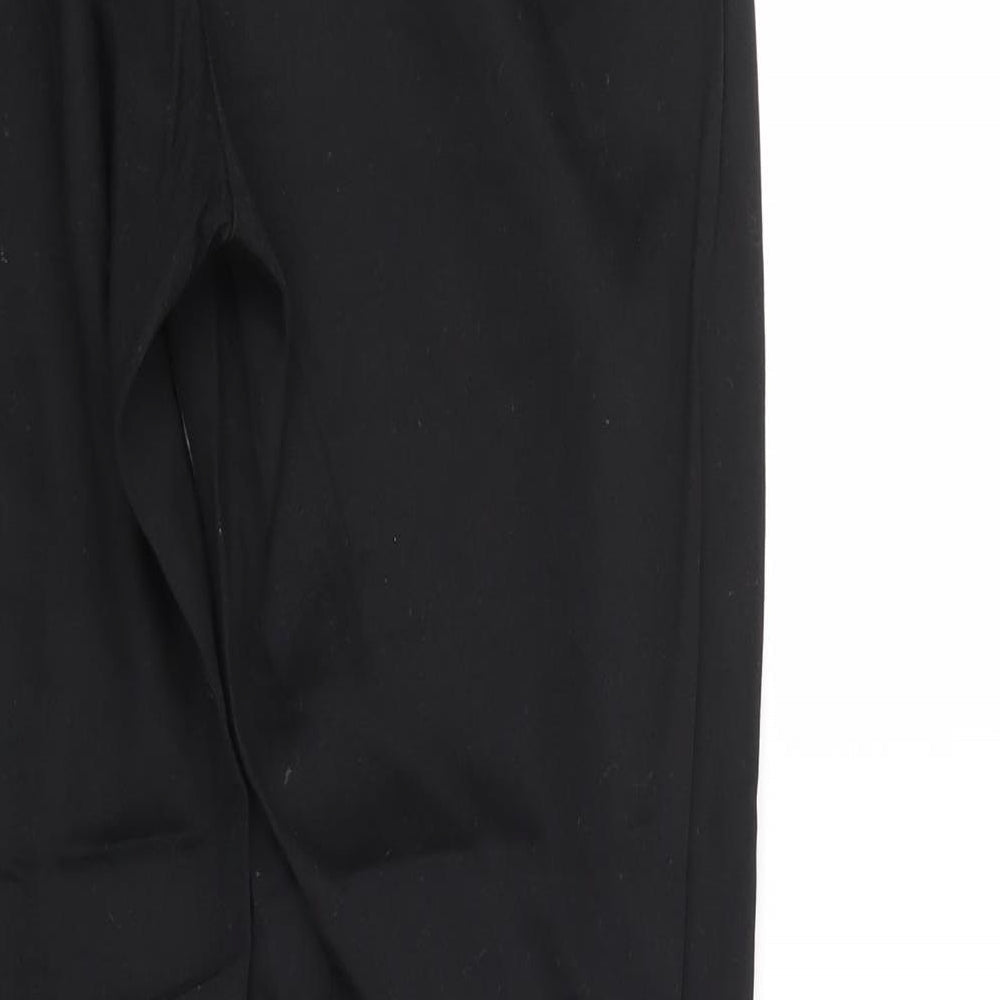 Womens UK Size 10 H&M Regular Fit  Black Trousers