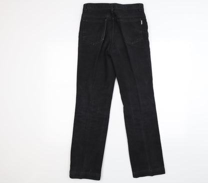nico Womens Black  Denim Straight Jeans Size M L32 in