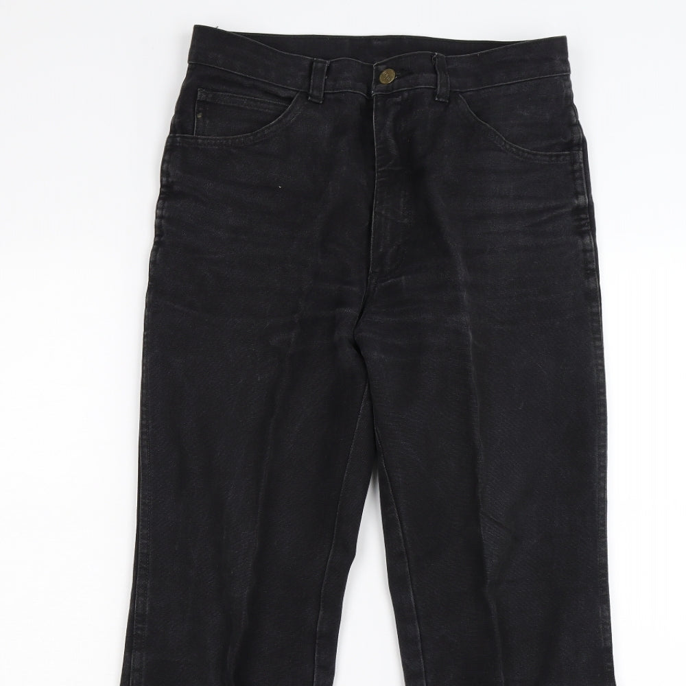 nico Womens Black  Denim Straight Jeans Size M L32 in