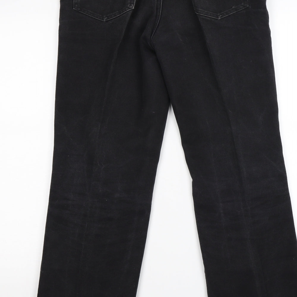 nico Womens Black  Denim Straight Jeans Size M L32 in