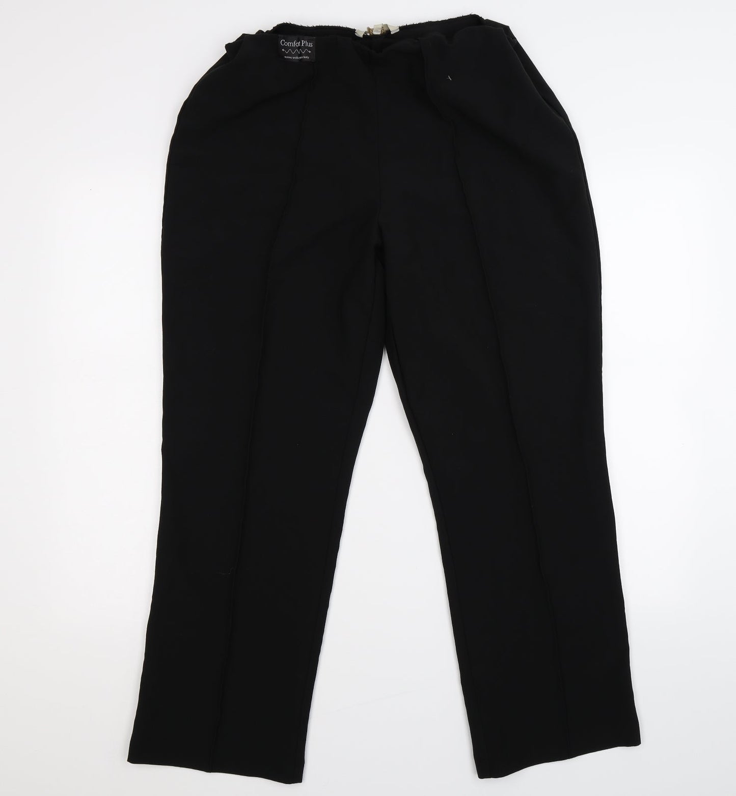 viva vi Womens Black   Dress Pants Trousers Size 16 L27 in - Slimming