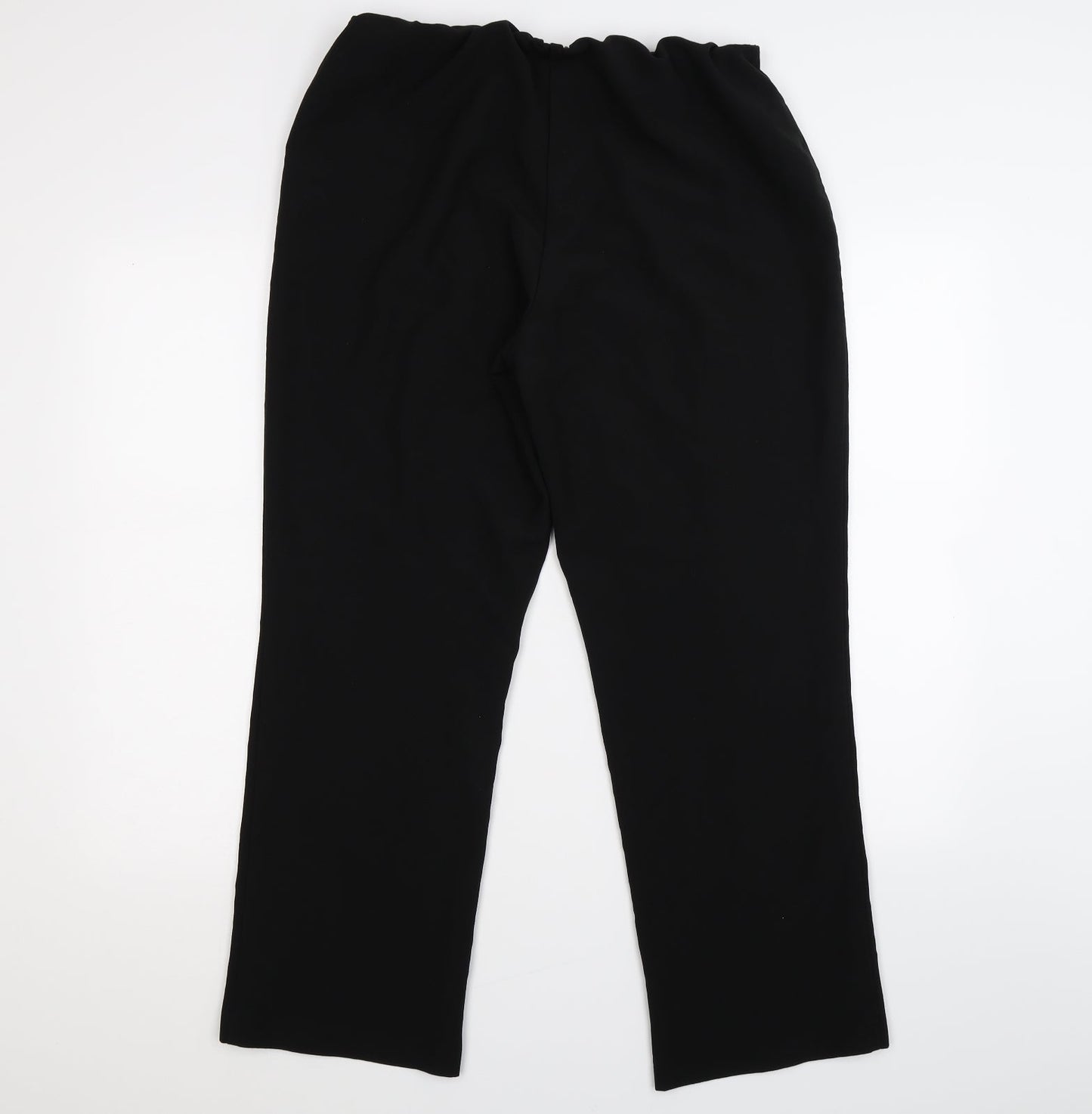 viva vi Womens Black   Dress Pants Trousers Size 16 L27 in - Slimming