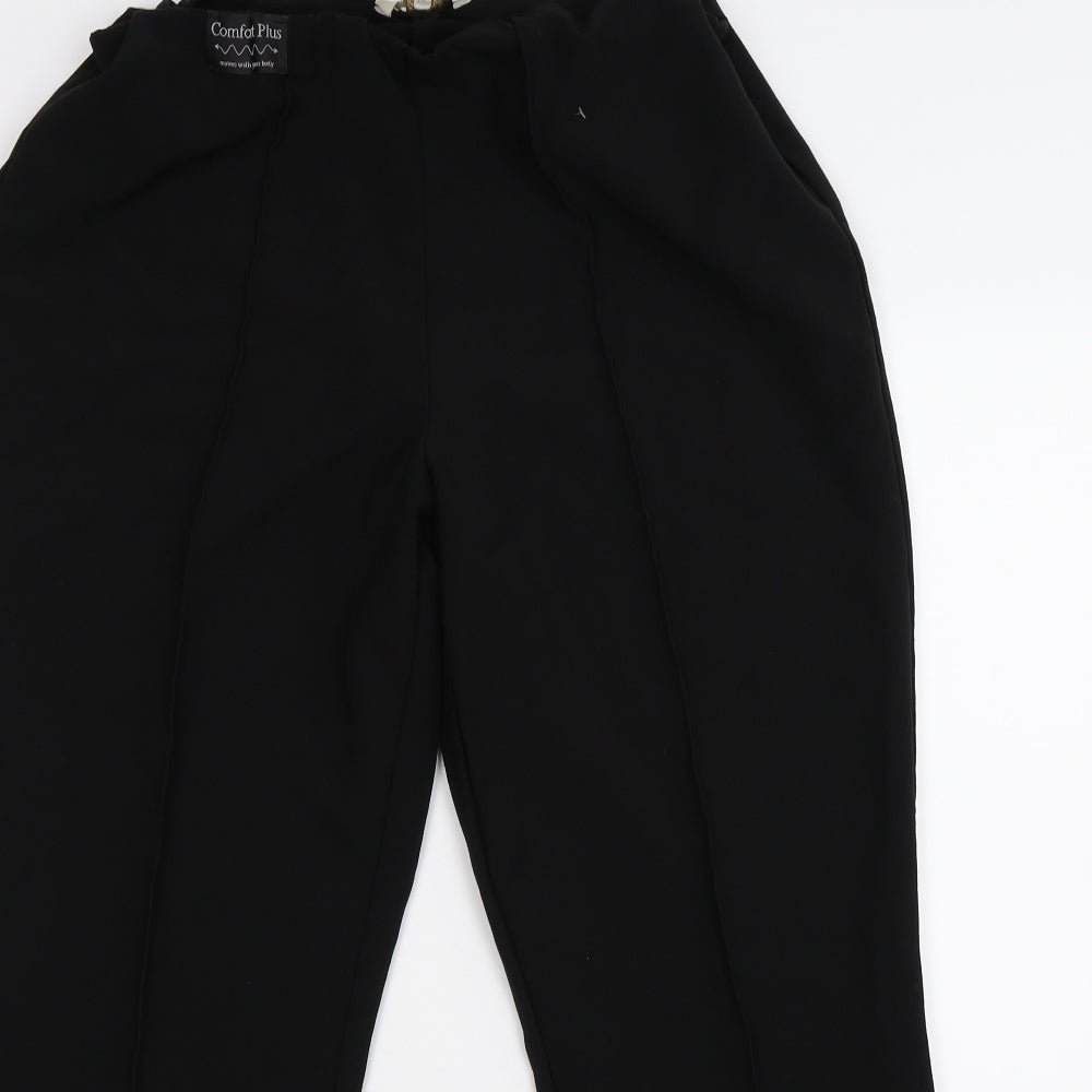 viva vi Womens Black   Dress Pants Trousers Size 16 L27 in - Slimming