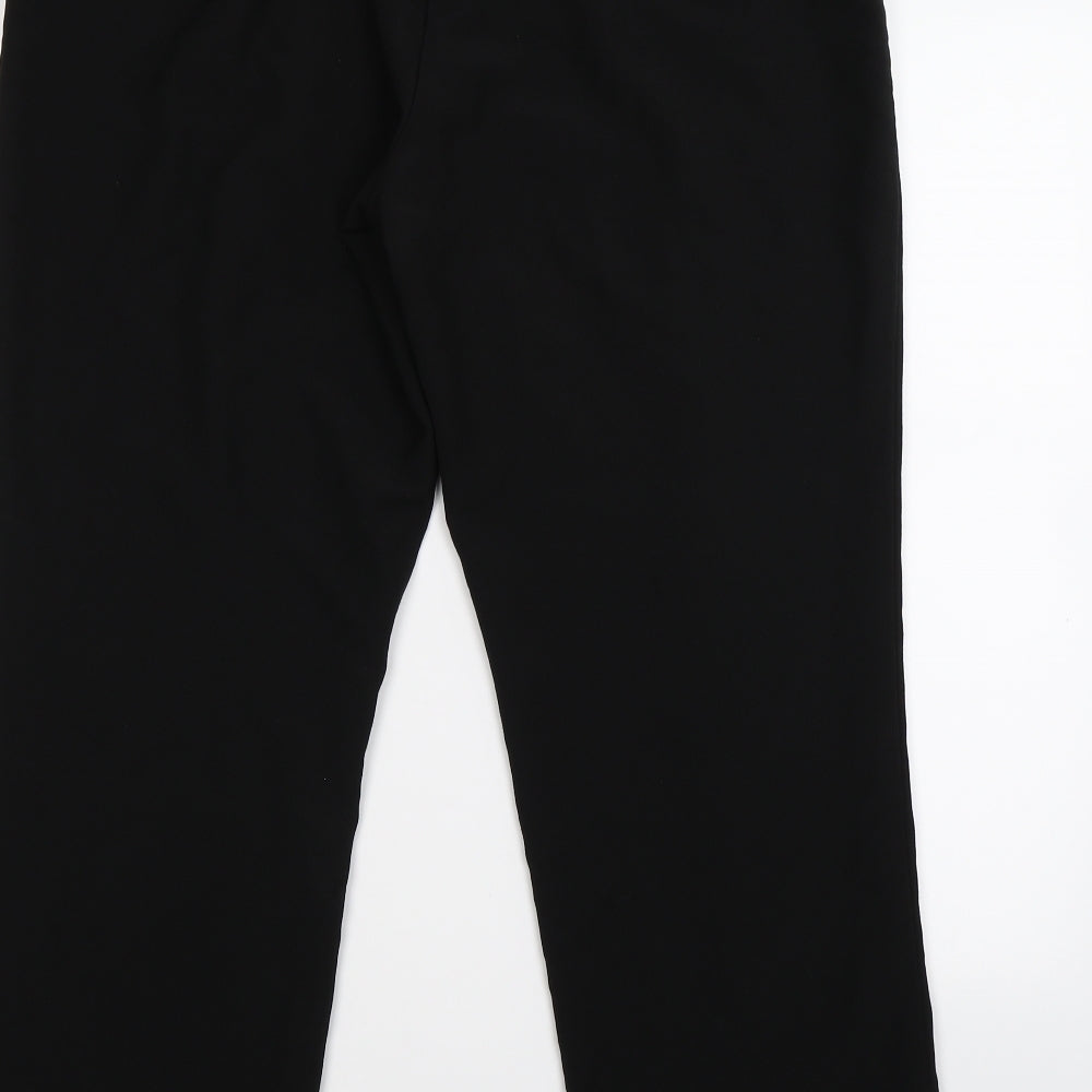 viva vi Womens Black   Dress Pants Trousers Size 16 L27 in - Slimming