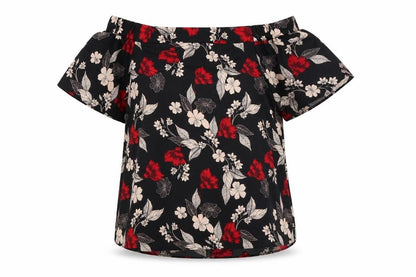 Womens UK Size 8 George Black Basic Blouse