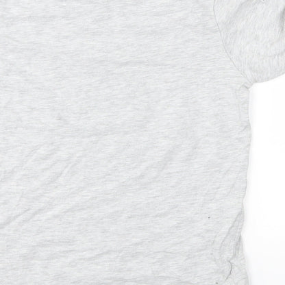 Nutmeg Boys Grey  Jersey Basic T-Shirt Size 6-7 Years