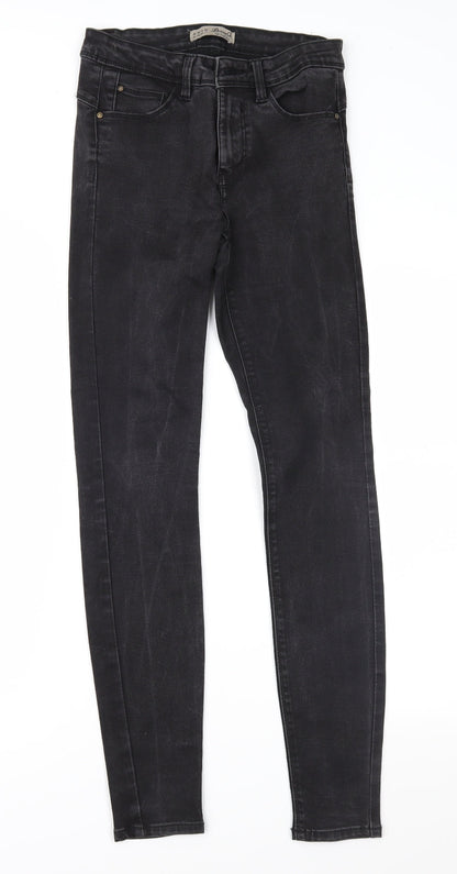 Denim & Co. Womens Black  Denim Skinny Jeans Size 10 L29 in