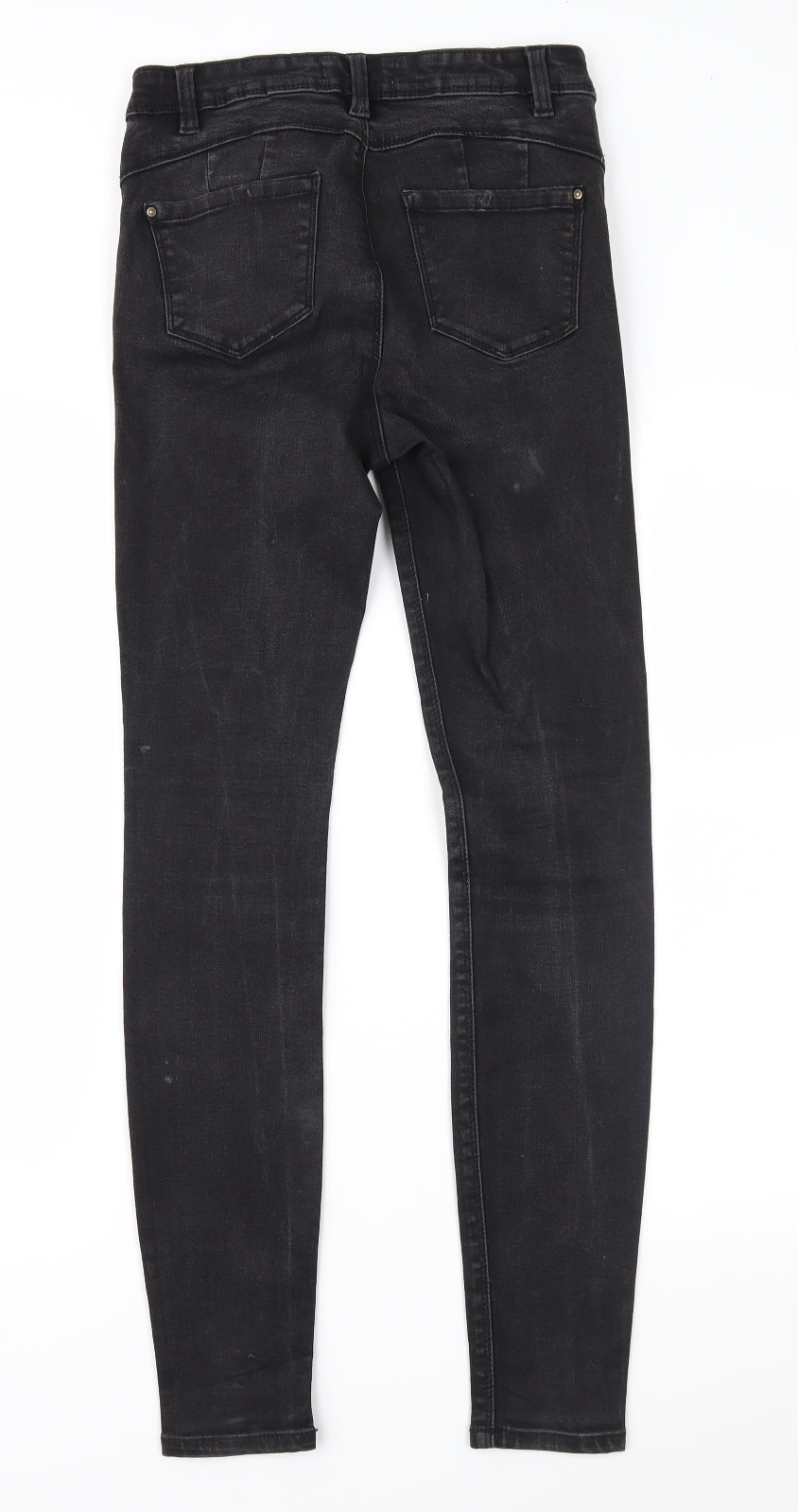 Denim & Co. Womens Black  Denim Skinny Jeans Size 10 L29 in