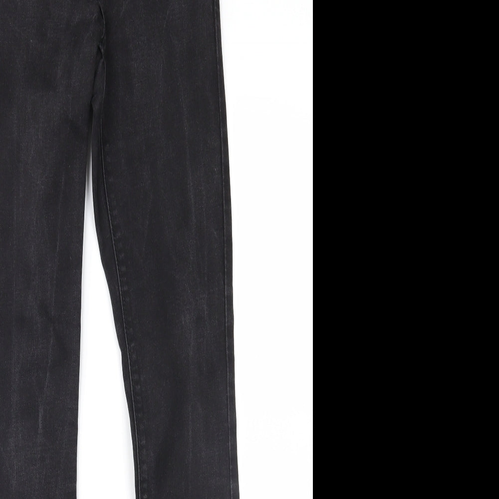 Denim & Co. Womens Black  Denim Skinny Jeans Size 10 L29 in