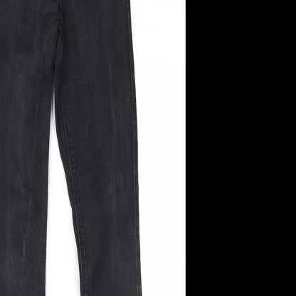 Denim & Co. Womens Black  Denim Skinny Jeans Size 10 L29 in